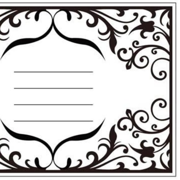 mpress A2 Embossing Folder - INVITATION - Picture 6 of 6